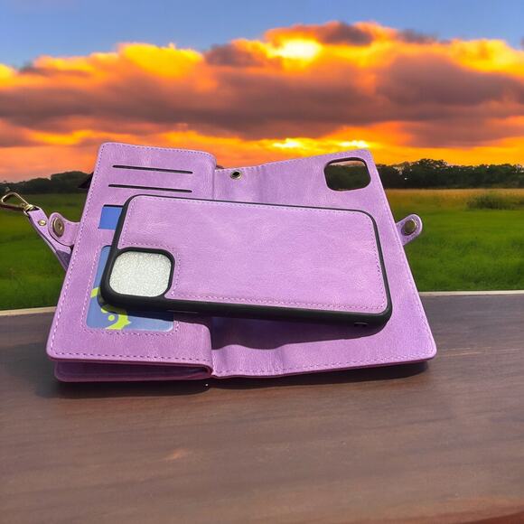 Modos Logicos Phone Wallet in Lavender 6.25 x 3” for IPHONE 11 Max PU Leather - Picture 6 of 6